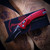 MICROTECH AMPHIBIAN RAM-LOK S/E BLACK PART SERRATE FLUTED ALUMINUM RED 137RL-2FLRD