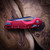 MICROTECH MSI BLACK PART SERRATE ALUMINUM FRAG RED 210-2FRRD