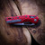 MICROTECH MSI BLACK PART SERRATE ALUMINUM FRAG RED 210-2FRRD