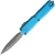 MICROTECH KNIVES ULTRATECH GEN IV DOUBLE EDGE APOCALYPTIC STANDARD TURQUOISE 11224-10APTQ