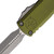 MICROTECH KNIVES UTX-85 GEN IV DOUBLE EDGE APOCALYPTIC STANDARD OD GREEN 12324-10APOD