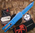 MICROTECH KNIVES COMBAT TROODON GEN III T/E STANDARD CERAKOTE BLUE 1144-1BL-C1Z13