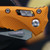 MICROTECH KNIVES AMPHIBIAN RAM-LOK S/E BLACK STANDARD ALUMINIUM TANGERINE ORANGE 137RL-1FLOT