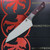 MICROTECH KNIVES 8" CHEF KNIFE STONEWASH STANDARD BLACK CHERRY G-10 3000B-10BC