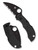 Spyderco Manbug Black Lightweight Black Blade Wharncliffe SpyderEdge MBKWSBK