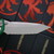 Microtech Socom Elite Manual Tanto Apocalyptic Full Serrated Emerald Green 161-12APEG