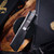 MICROTECH EXECUTIVE SCARAB II GEN III – TANTO EDGE CRACKED ICE FINISH CHISEL GRIND HEFTED BLACK ANODIZED ALLOY HARD CUT STAINLESS 1177-CICGHFHCSS-MCK