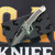 Heretic Knives Wraith Single Edge Manual Vegas Forge SanMai Reptillian Damascus with Titanium Chassis Abalone Button #8 BSW25-001