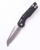 MICROTECH MSI® S/E TRI-GRIP INJECTION MOLDED BLACK APOC FULL SERRATE 210T-12APPMBK