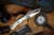 Heretic Knives Wraith V4 Auto Tanto Mirror Polish Titanium Chassis Mop Inlays SS26003