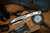 Heretic Knives Wraith V4 Auto Tanto Mirror Polish Titanium Chassis Mop Inlays SS26003
