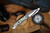 Heretic Knives Wraith V4 Auto Tanto Mirror Polish Titanium Chassis Abalone Inlays SS26004