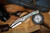 Heretic Knives Wraith V4 Auto Tanto Mirror Polish Titanium Chassis Abalone Inlays SS26004