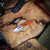 HERETIC KNIVES KOBOLD BOWIE STONEWASH STANDARD ORANGE G10 HANDLE SCALES. H065-2A-OG-G10