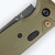 Benchmade Claymore Automatic Knife - Drop Point Blade, OD Green 4300BK-02