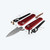 Benchmade Lowden Phoenix Red Axis Lock Flipper Spear-Point