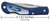 CASE FORD EMBELLISHED SMOOTH BLUE SYNTHETIC MINI BLACKHORN®  WITH IMPRINTED INLAY