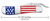 CASE SCOUTING AMERICA™ EMBELLISHED SMOOTH BLUE / RED SYNTHETIC CENTER BOLSTERED RUSSLOCK®