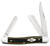 CASE SMOOTH BLACK & GREEN NATURAL CANVAS MICARTA® MEDIUM STOCKMAN