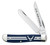 Case U.S. Air Force™ Embellished Smooth Navy Blue Synthetic Mini Trapper 32416
