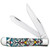 CASE STAINED GLASS DOVE NATURAL BONE COLOR WASH TRAPPER