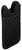 CASE GENUINE BLACK LEATHER KNIFE SLIP WITH HERRINGBONE DESIGN AND RED STITCHING