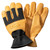 CASE YELLOW AND BLACK LEATHER WORK GLOVES