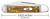 Case Antique Bone Smooth Mini CopperLock  Fluted