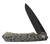 CASE EMBELLISHED OD GREEN ANODIZED ALUMINUM KINZUA® WITH DLC SPEAR BLADE
