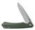 CASE OD GREEN ANODIZED ALUMINUM KINZUA® WITH SPEAR BLADE