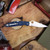 SPYDERCO POLICE 4 COBALT BLUE FRN CPM SPY27 PLAINEDGE C07PCBL4