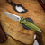 MICROTECH SOCOM DELTA RAM-LOK S/E STONEWASH STANDARD OD GREEN TACTICAL KNIFE 159RL-100D
