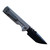 Chaves Knives Chisel NTAK 229, Tanto Chisel, Bronze Ano, Black PVD NTAK-229-BR-BL