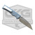 Chaves Knives Exclusive Blue Label Sangre 229 Charcoal Grey Belt Satin CK-3A2-3B2A-1C0-15F