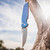 Protech TR-3 Integrity Thumb stud Manual - Blue Relic textured handle, stonewash MagnaCut blade with double thumb studs, mosaic pin button, satin hardware