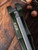 ProTech Tactical Response 5 - green handle feather texture, stonewash S35 blade, mosaic pin button, satin hardware, Plain Edge, satin deep carry clip