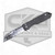 HERETIC KNIVES CUSTOM JINN MANUAL WITH POLISHED VEGAS FORGE VINES AND ROSES, CARBON FIBER CHASSIS AND FLAMED TITANIUM CLIP SN 12 BSTX26006
