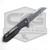 HERETIC KNIVES CUSTOM JINN MANUAL WITH POLISHED VEGAS FORGE VINES AND ROSES, CARBON FIBER CHASSIS AND FLAMED TITANIUM CLIP SN 12 BSTX26006