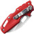 COLD STEEL TUFF LITE / RED / 6" OVERALL / 2.5" BLADE / 2.75MM THICK / AUS8A