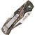 COLD STEEL DOUBLE SAFE HUNTER / 8-3/8" OVERALL / 3.5" BLADE / 3MM THICK / CAMO GFN HANDLE / 8CR13MOV