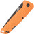 SOG ADVENTURER LB / 3.5" BLADE / 5CR15MOV / BLAZE ORANGE + BLACK / BLISTER PACK