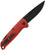 SOG ADVENTURER LB / 3.5" BLADE / 5CR15MOV / RED + BLACK / BLISTER PACK