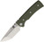 CHAVES REDENCION STREET TANTO OD GREEN G10, BELT SATIN BLADE CHAV14561