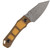 KANSEPT KNIVES LOKI FIXED BLADE AMBER PEI