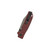 QSP Kali 14C28N, champagne ceramic coated, Handle: Dark red G10 QS159-A2