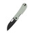 QSP Variant PE Sandvik 14C28N, black stonewash, Handle: Jade G10 QS154-B