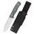 QSP Bison D2, satin, Handle: Denim micarta QS134-B
