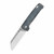 QSP Penguin V2 D2, 2 tone finish stonewash - satin, Handle: Denim micarta QS130V2-B1