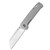 QSP Penguin 154CM, 2 tone satin, Handle: Bead blasted titanium, stonewash QS130-P