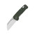 QSP Penguin Mini Sandvik 14C28N, 2 tone satin, Handle: Green micarta QS130XS-C